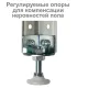 Стеллаж металлический  "MS Plus-200/40-5", 2000х1000х400 мм, 5 полок, регулируемые опоры, 291109, S241BR164502. Фото товара с разных ракурсов.