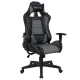Игровое кресло  "GT Racer GM-100", две подушки, экокожа, черное/серое, 531926 главное фото в маленьком размере